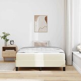  Krevetna konstrukcija s madracem Krema 120 x 200 cm tkanina | shoptok.hr