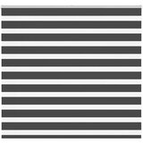 vidaXL Zavjesa zebra crna 165x100 cm širina tkanine 160,9 cm poliester | shoptok.hr