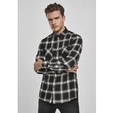 Urban Classics Plus Size Plaid Flannel Shirt 6 black/white
