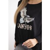 Kesi Women's blouse with eagle and Canyon inscription black | Shoptok.si