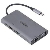Dahua MultiDock DH-TC39 9in1 USB 3.1 Type-C to USB 3.0+HDMI+RJ45+VGA+SD/TF+PD DS | Eponuda.ba