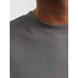 Jack & Jones Majica 'JCOLIMA' temno siva / bela | Shoptok.si