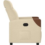  Naslonjač od tkanine krem | shoptok.hr
