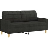  2-dijelni set sofa s jastucima crni od tkanine | shoptok.hr