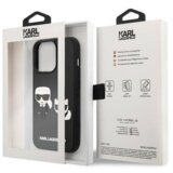 Karl Lagerfeld KLHCP14L3DRKCK za iphone 14 pro črna trda zaščita - full bodies 3D | Shoptok.si