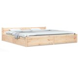 Maison Chic Posteljni Okvir - Dvoposteljna postelja s predali 180x200 cm, (22081418) | Shoptok.si