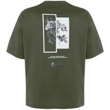 Trendyol Plus Size T-Shirt - Khaki - Oversize Cene