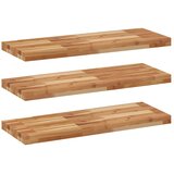  Plutajuće police 3 kom 80x30x4 cm Masivno drvo akacije s uljnim premazom | Shoptok.si
