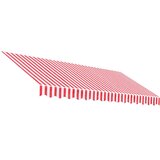  Zamjenska tkanina za tendu crveno-bijela prugasta 3,5 x 2,5 m | Eponuda.com
