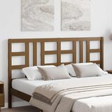  Uzglavlje za krevet boja meda 156 x 4 x 100 cm masivna borovina | shoptok.hr