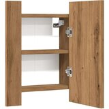 vidaXL LED kopalniška omarica z ogledalom artisan hrast 40x12x45 cm | Shoptok.si