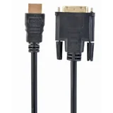 HDMI kabl, HDMItoDVI 1,8m M-M gold conn., BULK, GEMBIRD CC-HDMI-DVI-6