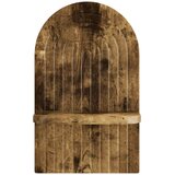  Zidna polica 2 kom. Dimljeni hrast 23 x 13,5 x 37,5 cm Slike
