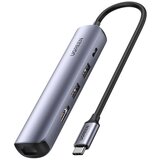 Ugreen HUB / ADAPTER REVODOK CM418 USB-C NA 2X USB, HDMI 4K 30 HZ, RJ45 1GBPS, PD 100W (SIV), (5000062528) | Shoptok.si