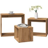 vidaXL Komplet mizic 3-delni artisan hrast inženirski les, (22056425) | Shoptok.si