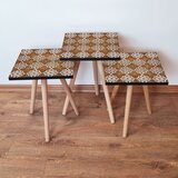 Hanah home set klub stočića 3Shp139, 3 komada, Šarena Cene