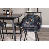 Venture Home Velvet blagovaonska stolica, crna, set od 2 Slike