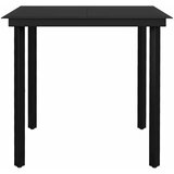  3-dijelni vrtni blagovaonski set svjetlosivi Siva Dužina stola 80 cm | Shoptok.si
