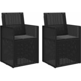  Vrtni jedilni stoli 2 pcs Antracit PP, (5000285815) | Shoptok.si