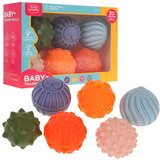  Set od 6 senzornih loptica s raznim uzorcima - šarene | shoptok.hr