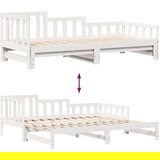  Dnevni krevet na razvlačenje s ladicama bez madraca 90x200 cm | shoptok.hr