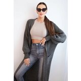 Kesi Włoski Long cardigan sweater cappuccino Cene