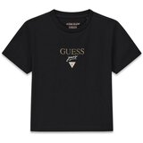 Guess Jeans Majica 'BABY BAKER' rjava / črna / bela Cene