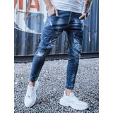 DStreet Spodnie męskie jeansowe typu bojówki granatowe | Shoptok.si