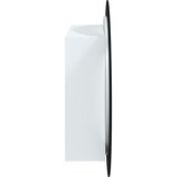  Kupaonski ormarić s okruglim ogledalom LED bijeli 54x54x17,5 cm | shoptok.hr
