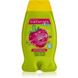 Avon Naturals Kids Swirling Strawberry pena za kopel in gel za prhanje 2v1 za otroke 250 ml