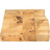 vidaXL Mizna plošča 110x30x2,5cm naraven rob trden robusten mangov les | Shoptok.si