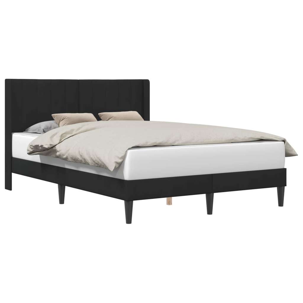  Okvir za krevet s uzglavljem Crna 160 x 200 cm Baršun - Crna 160 x 200 cm | shoptok.hr