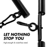 Fetish Submissive Bondage Adjustable Separator Bar 4 Pieces Black | shoptok.hr