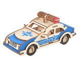  Čarolijashop 3d drvena slagalica - Policijski automobil ( 280) Cene