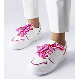 Gemre White sneakers laced with ribbon Pryor Cijene