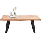Ambia Home klubska miza, črna, barve akacije | Shoptok.si