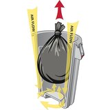 Rubbermaid Univerzalni vsebnik BRUTE®, okrogel, prostornina 37 l, bela | Shoptok.si