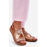 Maciejka Ladies Leather Wedge Sandals With Braiding | Shoptok.si