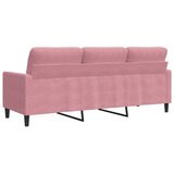  Trosjed ružičasti 180 cm baršunasti | Eponuda.com