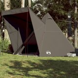 vidaXL Obiteljski šator tipi za 6 osoba smeđi vodootporni Cijene