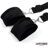 LateToBed BDSM Line Komplet Za Vezanje Plush Cuff | Shoptok.si