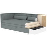 ELTAP Temno siva raztegljiva/s prostorom za shranjevanje sedežna garnitura iz šenilje 214 cm Fulgeo – | Shoptok.si