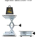 QWORK® laboratorijska dvižna platforma 200 × 200 mm | Shoptok.si