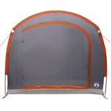 Šator s krovom Siva i narančasta 268 x 240 x 191 cm Poliester | shoptok.hr
