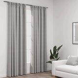  Zavjese za zamračivanje s kukama 2 kom sive 140 x 225 cm | shoptok.hr