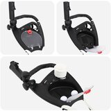 Golf Trolej Crna i bijela 100 x 69 x 114 cm Aluminij | shoptok.hr