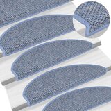 Samolepilne preproge za stopnice sisal 30 kosov 56x17x3cm modre, (21826918) | Shoptok.si