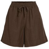 Vila Kratke hlače & Bermuda Tevira Shorts - Slate Black Kostanjeva Cene