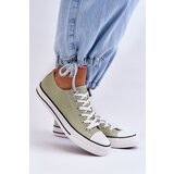 Kesi Classic Women's Low Bottom Sneakers Light Green Vegas | Shoptok.si