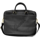 Guess SAFFIANO SCIPT TORBA ZA PRENOSNIK 16 ČRN POKROV ZA ETUI, (21833836) Cene
